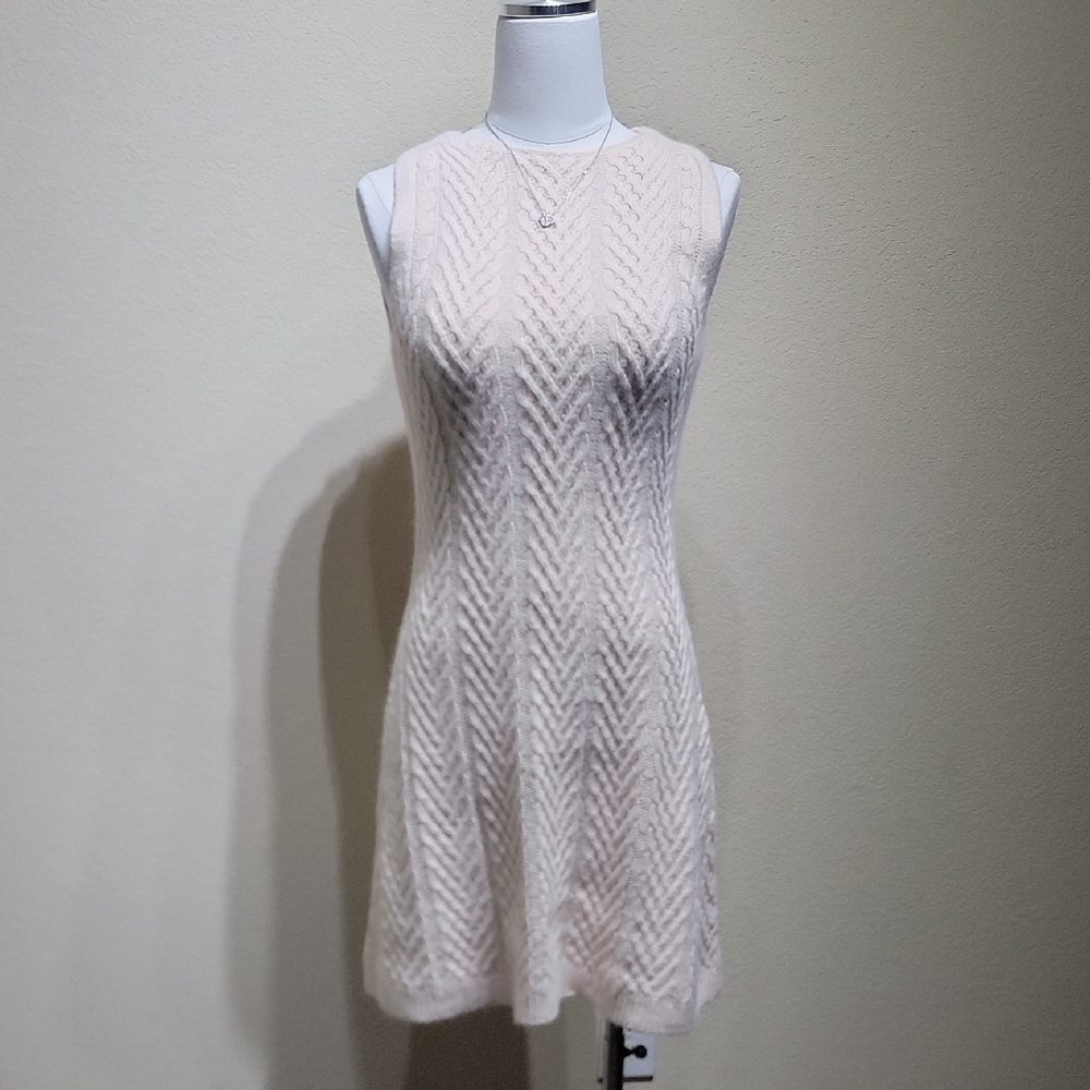 J.O.A. Cream Textured Mini Dress